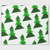 Papier Cadeau Homey Christmas Tree Motif (Plat)