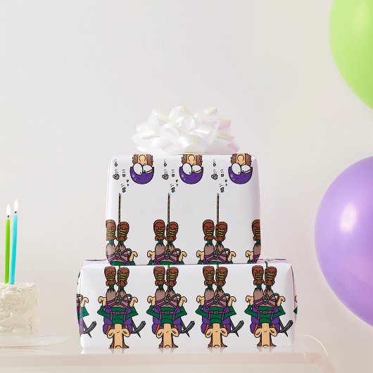 Papier Cadeau Homme Accroché À Une Corde