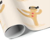 Papier Cadeau Homme de Ninjabread (Coin rond)