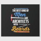 Papier Cadeau Hommes Architectes Avec Oreilles (Plat)