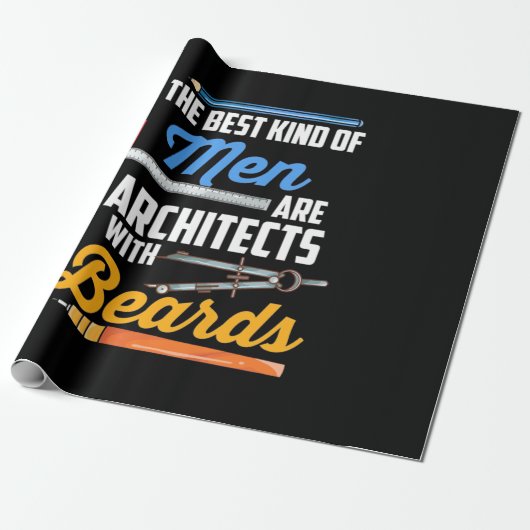 Papier Cadeau Hommes Architectes Avec Oreilles (Déroulé)
