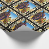 Papier Cadeau Hommes Sages Du Désert Africain (Coin)