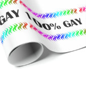 Papier Cadeau Homosexuel de 100% (Coin rond)