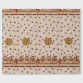 PAPIER CADEAU HONEY BEE, MAINTIEN DE L'OEUVRE - FOURNITURES DE M (Plat)