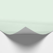 Papier Cadeau Honeydew vert clair Solid Trend couleur Arrière - (Coin)