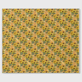 Papier Cadeau Honeypeb Bee Sunflower motif (Plat)