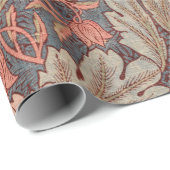 Papier Cadeau Honeysuckle, modèle floral de William Morris (Coin rond)