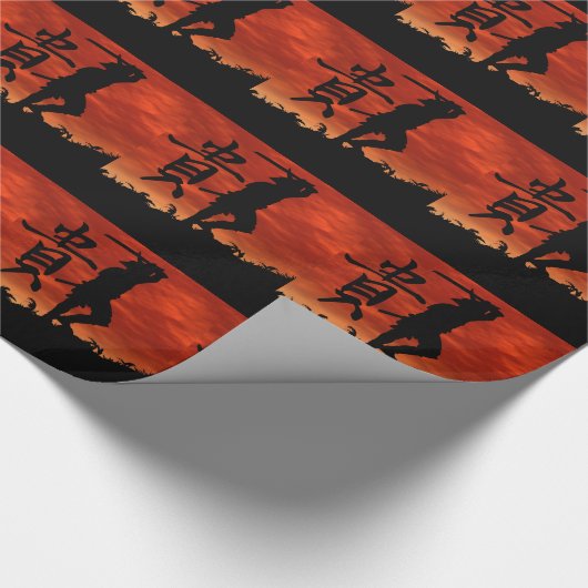 Papier Cadeau Honneur samouraï (Coin)