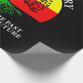 Papier Cadeau Honoring Past Inspiring Future Black History Month (Coin)