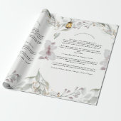 Papier Cadeau "Ho'oponopono Papier d'enveloppement de prière (Déroulé)