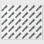 PAPIER CADEAU HOOYAH ! (Plat)