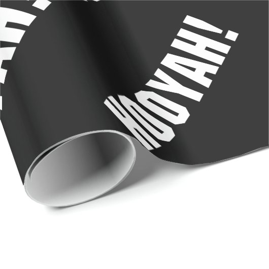 PAPIER CADEAU HOOYAH ! (Coin rond)