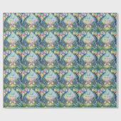 Papier Cadeau Hop On Over Birthday Party  (Plat)