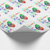 Papier Cadeau Hope Vote Blue Lovely Reflection Extraordinaire Hi (Coin)