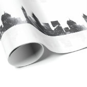 Papier Cadeau HORIZON d'ATLANTA la GÉORGIE - papier d'emballage (Coin rond)