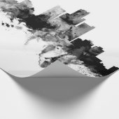 Papier Cadeau Horizon de Detroit Michigan (Coin)