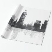 PAPIER CADEAU HORIZON DE L'INDIANA, INDIANAPOLIS (Déroulé)