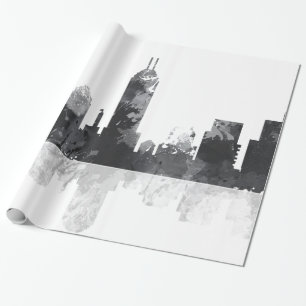 PAPIER CADEAU HORIZON DE L'INDIANA, INDIANAPOLIS