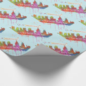 PAPIER CADEAU HORIZON DE PHILADELPHIE PENNSYLVANNIA DE JOYEUX (Coin)