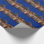 Papier Cadeau Horizon de Pittsburgh la nuit (Coin)