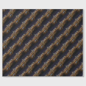 Papier Cadeau Horizon de Pittsburgh la nuit (Plat)