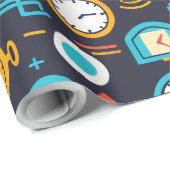 Papier Cadeau horloge (Coin rond)