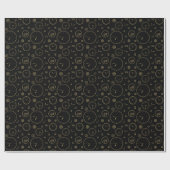 Papier Cadeau Horloges & Rouages (Plat)