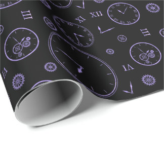 Papier Cadeau Horloges & Rouages