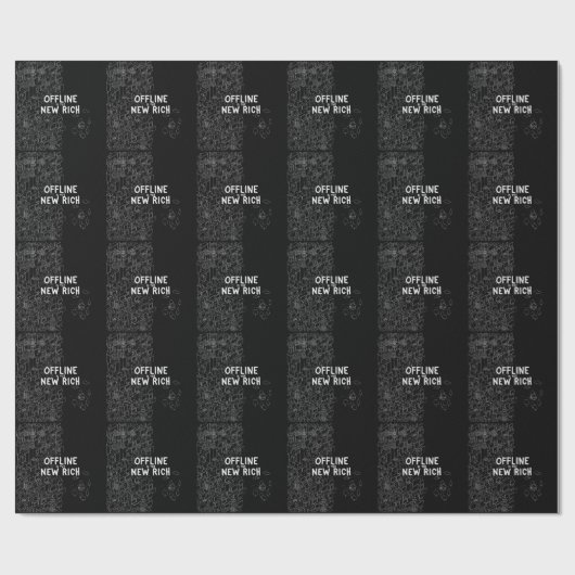 Papier Cadeau Hors ligne est le New Rich (Plat)