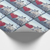 Papier Cadeau HORSE coeur Valentine (Coin)