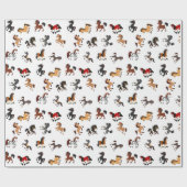 Papier Cadeau Horse Party (Plat)