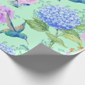 Papier Cadeau Hortensia Bleu (Coin)