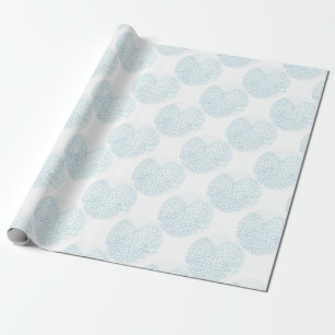 Papier Cadeau Hortensia de bleus layette