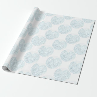 Papier Cadeau Hortensia de bleus layette