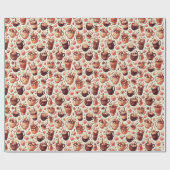 Papier Cadeau Hot Coco  (Plat)