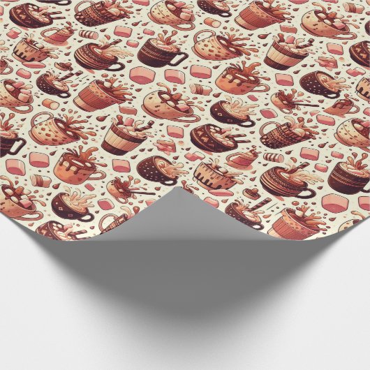 Papier Cadeau Hot Coco  (Coin)