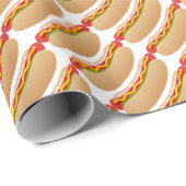 Papier Cadeau Hot-dog (Coin rond)