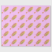 Papier Cadeau Hot Dog Oe Devil (Plat)