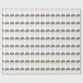 Papier Cadeau Hot Fudge Crème glacée Sundae Dessert Scoop Shop (Plat)