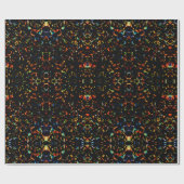 Papier Cadeau Hot Rocks - Bold Abstract Flame Gift Wrap (Plat)