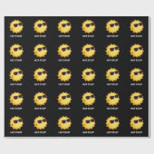 Papier Cadeau Hot Stuff Funny Sun Pun Dark BG (Plat)