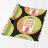 Papier Cadeau Hotel Icon Wrapping Paper (Déroulé)