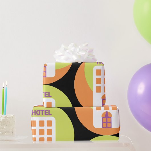 Papier Cadeau Hotel Icon Wrapping Paper