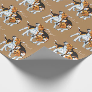 Papier Cadeau Hound beagle
