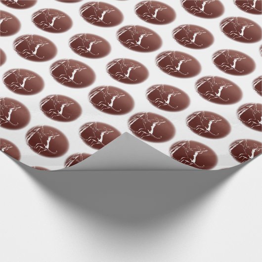 Papier cadeau Hound Dog Wrapping Papier de chasse  (Coin)