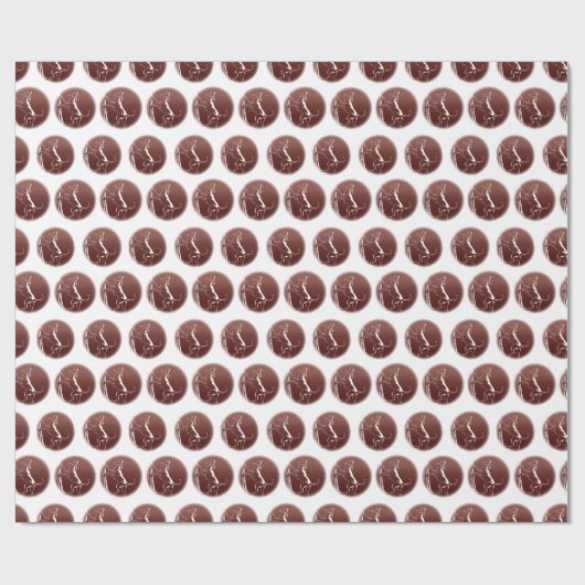 Papier cadeau Hound Dog Wrapping Papier de chasse  (Plat)