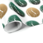 Papier cadeau Hound Dog Wrapping Papier de chasse (Coin rond)