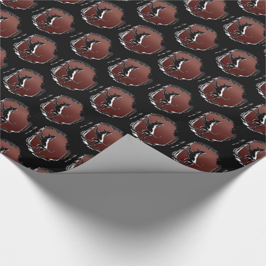 Papier cadeau Hound Dog Wrapping Papier de chasse  (Coin)