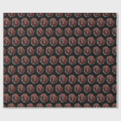 Papier cadeau Hound Dog Wrapping Papier de chasse  (Plat)