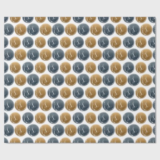 Papier cadeau Hound Dog Wrapping Papier de chasse  (Plat)